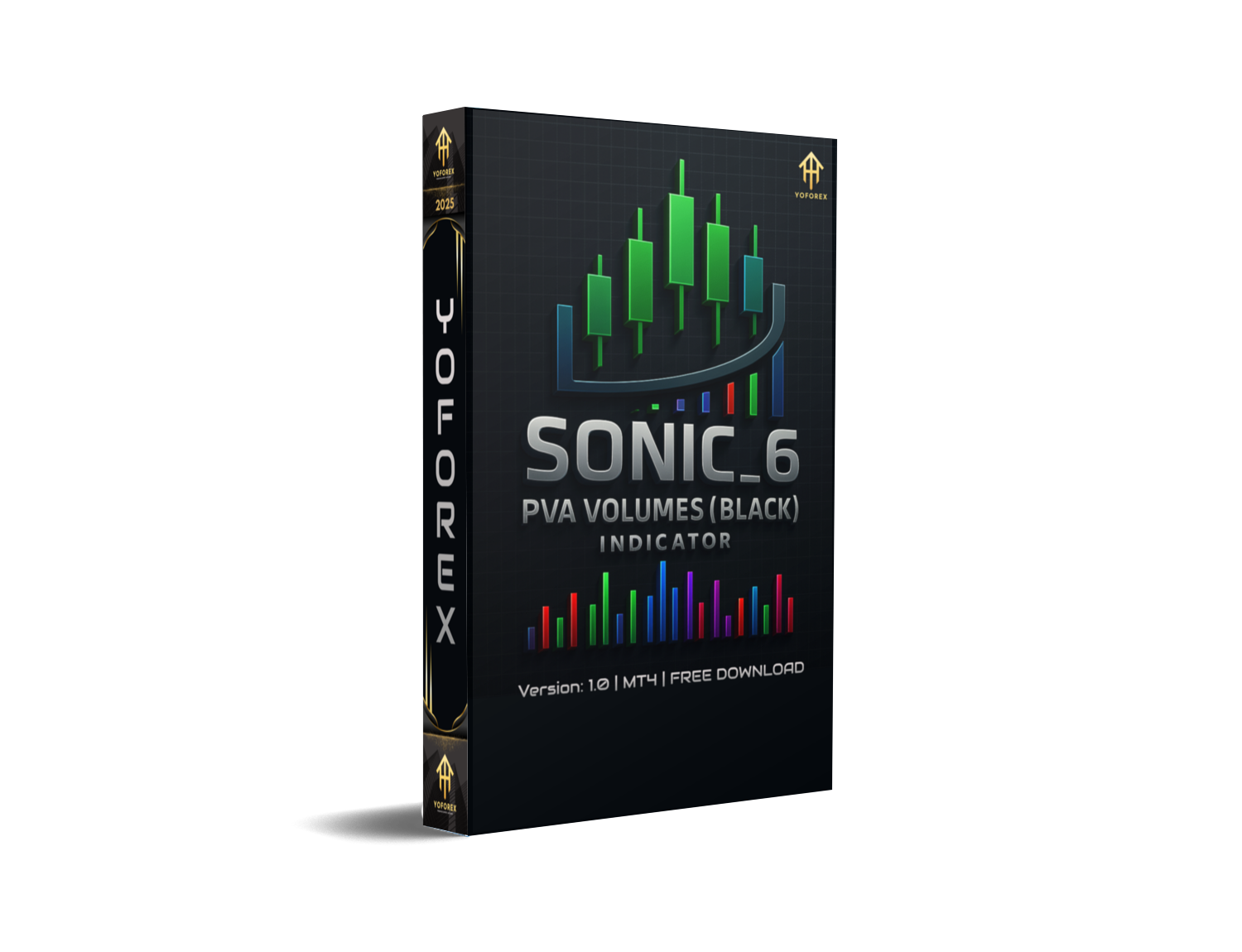 Sonic_6 PVA Volumes (Black) Indicator MT4