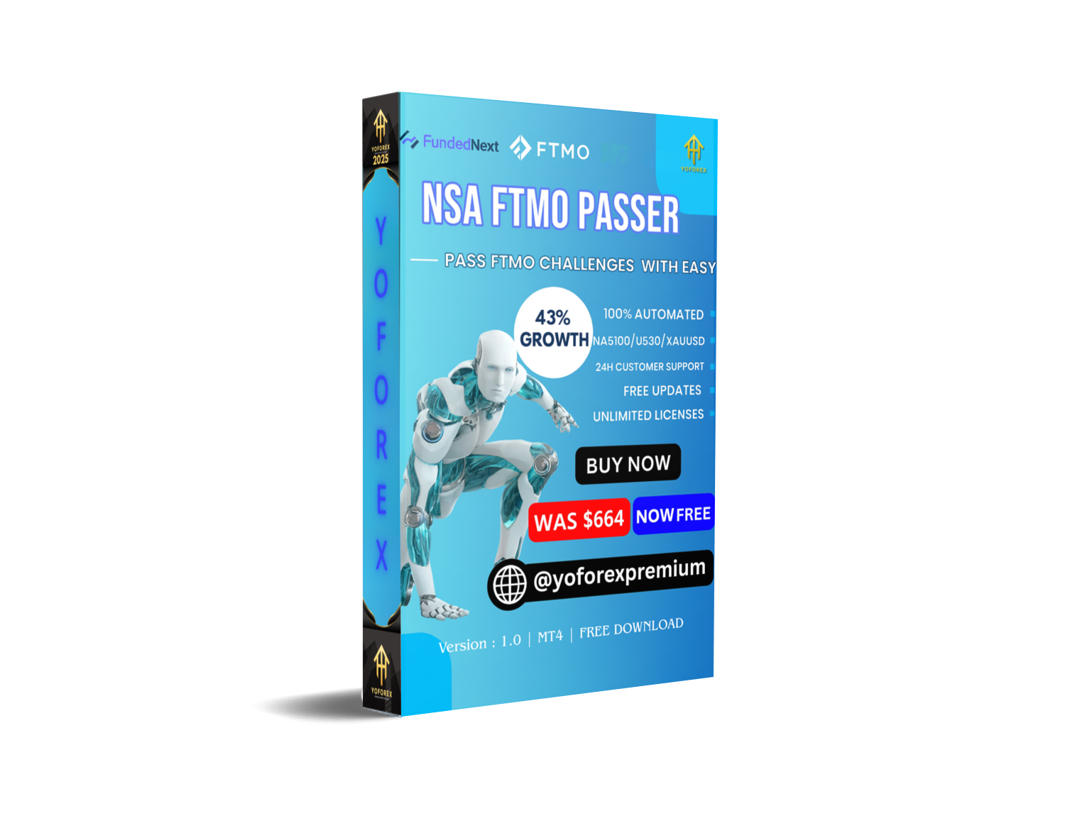 NSA Prop Firm Robot EA V1.0 MT4